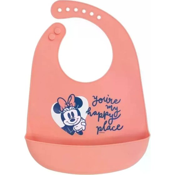 Σαλιάρα Σιλικόνης Stor Minnie Mouse Heart image 0