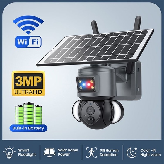 Wifi Solar Dom Camera Ultrahd 3k Jk14-s528-3mp image 5