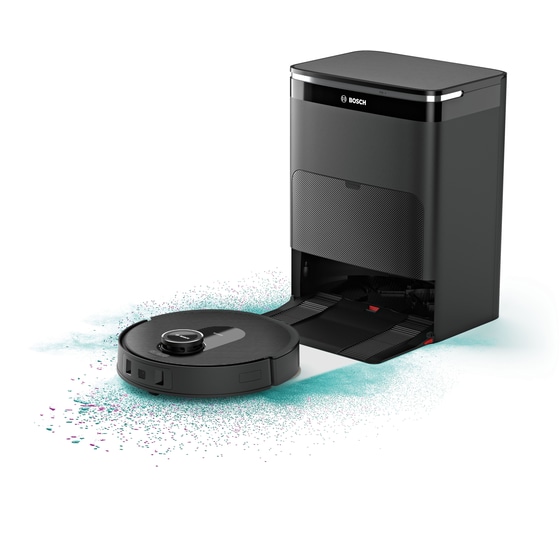BOSCH SPOTLESS MAX BCRDW3B για Σκούπισμα και Σφουγγάρισμα Μαύρο Σκούπα Ρομπότ image 7
