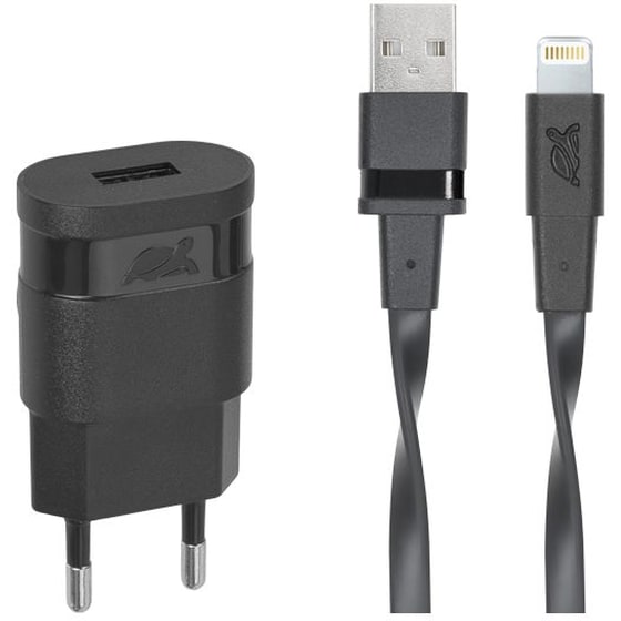 Φορτιστής Πρίζας Rivacase VA4122BD1 USB-A, Micro USB - Μαύρο image 0