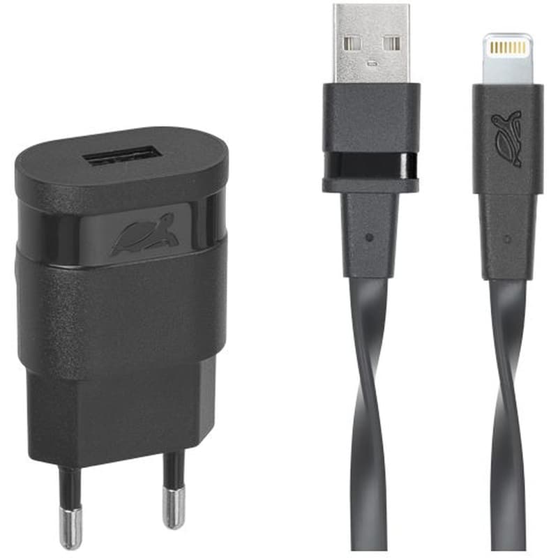 Φορτιστής Πρίζας Rivacase VA4122BD1 USB-A, Micro USB - Μαύρο