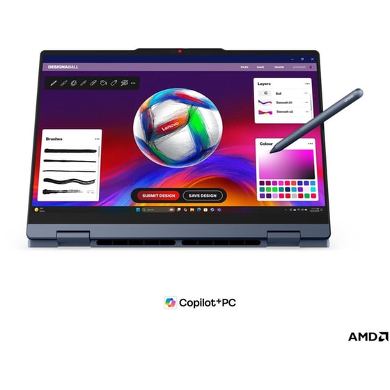 Lenovo IdeaPad 5 2-in-1 14AGP11 14'' WUXGA OLED (AMD Ryzen AI 7-445/16GB/512GB/AMD Radeon Graphics/Win11Home) Laptop image 6