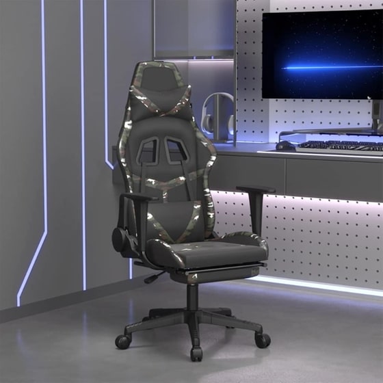 Καρέκλα Gaming VIDAXL 345444 με Υποπόδιο από Τεχνητό Δέρμα image 9