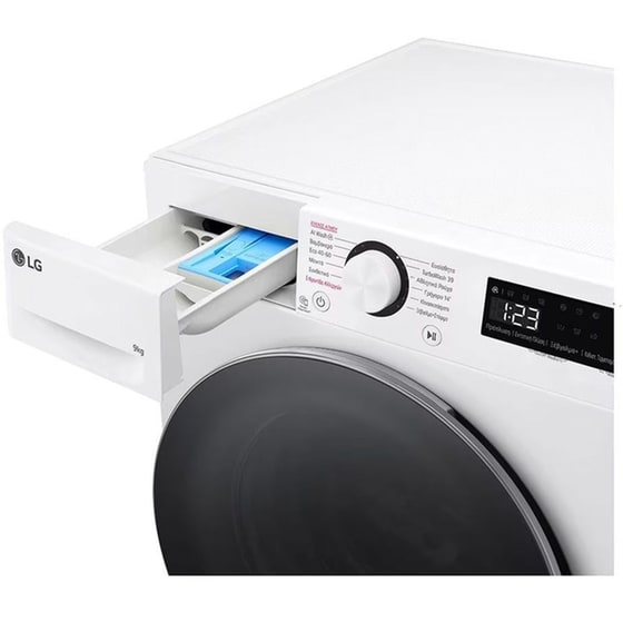 LG F4R5009TSWS 9 kg 1.400 Στροφές Λευκό Πλυντήριο Ρούχων image 8