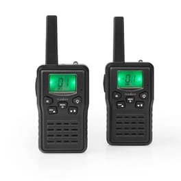 Nedis Wltk1010bk Walkie-talkie Range 10 Km 8 Channels Vox Charging Base 2 Pieces