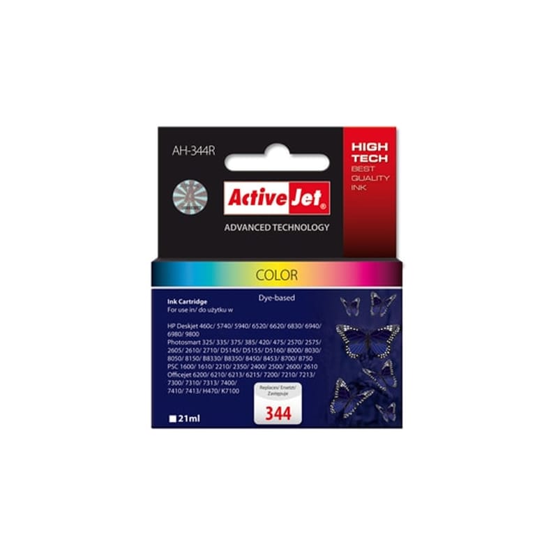 Συμβατό HP 344 Πολλαπλό Μελάνι Εκτυπωτή C9363EE ACTIVEJET