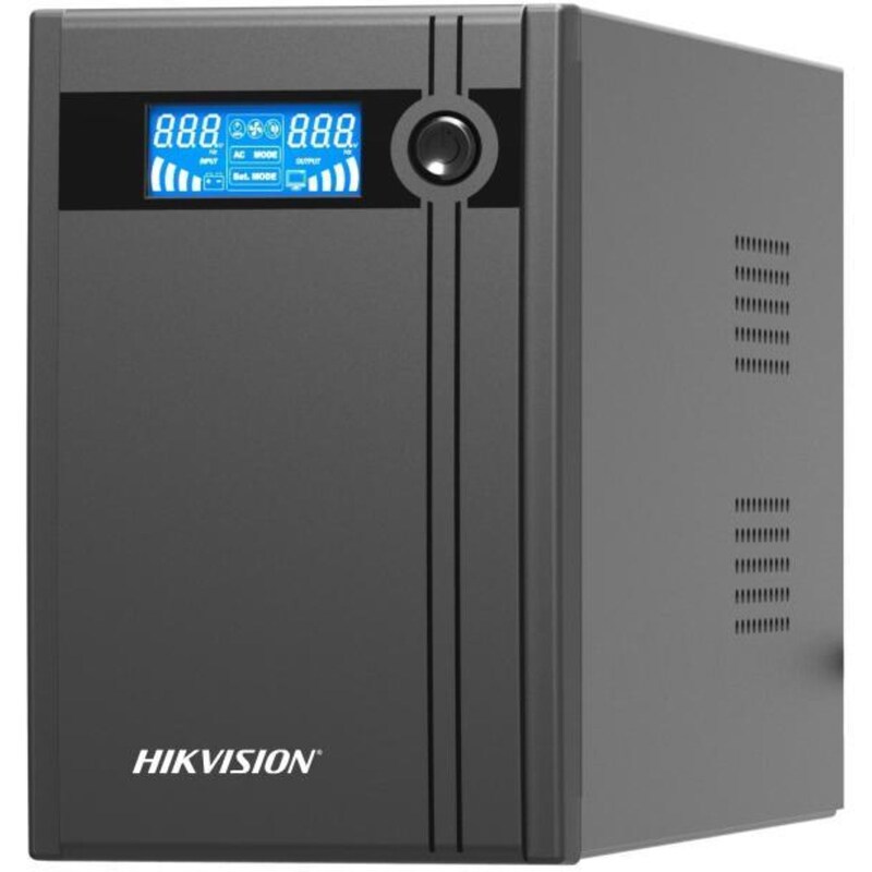UPS Hikvision DS-UPS2000/GER 2000VA 1200 W Μαύρο