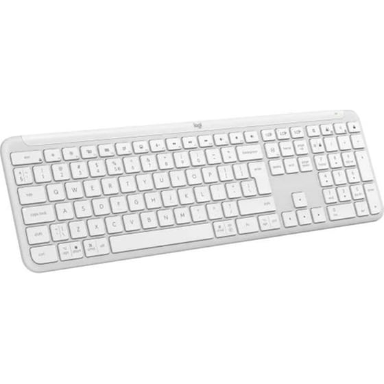 Logitech K950 Signature Slim Ασύρματο Πληκτρολόγιο US - Off White image 2