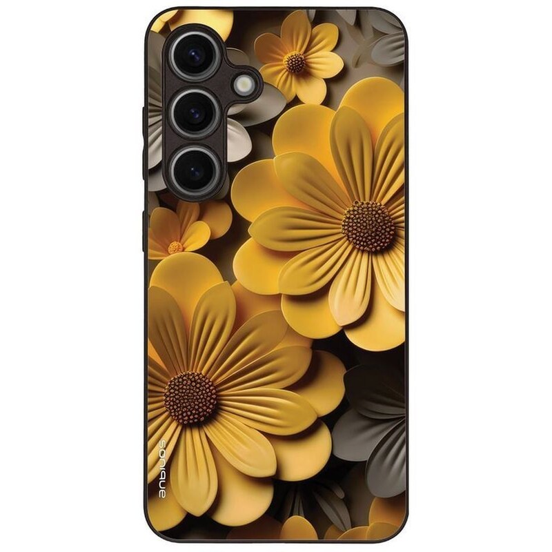 Θήκη Samsung Galaxy S24 - Sonique 3D Flower Series - Yellow