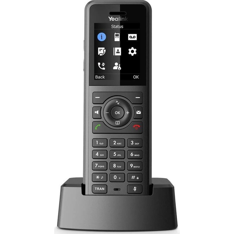 YEALINK Ασύρματο Τηλέφωνο Dect IP Yealink W57R Handset - Black