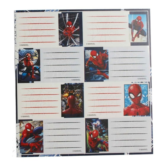 Αυτοκόλλητες Ετικέτες Gim Spiderman (2 Φύλλα - 16 Τεμάχια) image 1