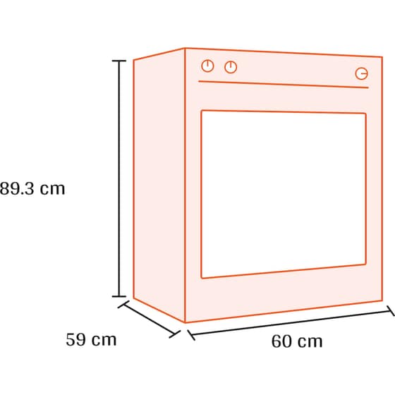 LA GERMANIA SE664EB/24(GPL) 60 Lt Λευκό Κουζίνα Μεικτή Υγραερίου image 1