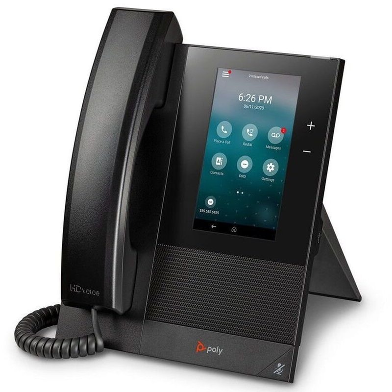POLY Ενσύρματο Τηλέφωνο IP Poly CCX 505 - Black