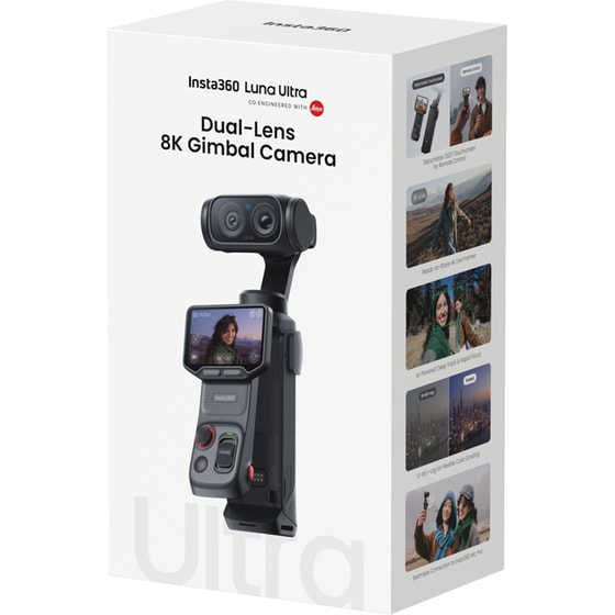 Action Camera Insta360 Luna Ultra Creator Kit - Cosmic Black image 7