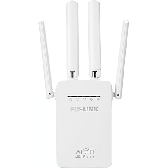 PIX-Link WR09-080308 Wi-Fi Extender Wi-Fi 4 Single Band (2.4 GHz) 300Mbps image 0