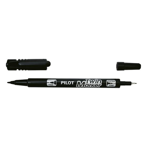 Μαρκαδόρος Γραφής Pilot Twin Μαύρο 0.5-0.7 mm image 0