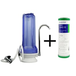 Φίλτρο Άνω Πάγκου + Pentair Pentek Cbr2-10 0,5 Micron