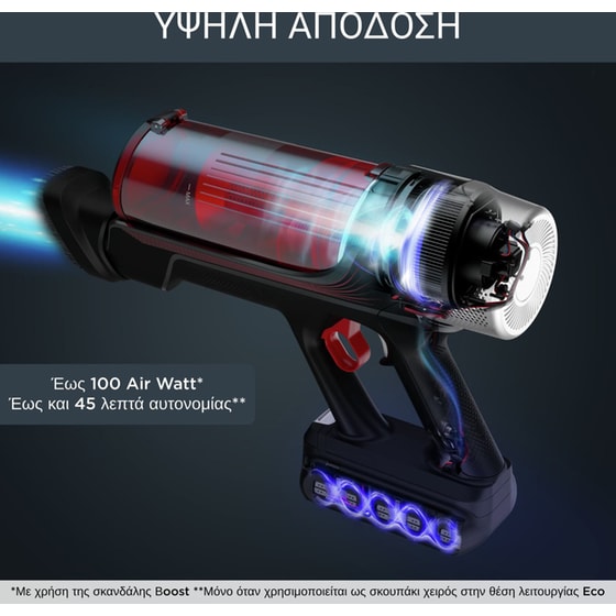 ROWENTA  RH2077WO X-Force Flex 9.60 18 V 0.4 L - Κόκκινο Σκούπα Stick image 1