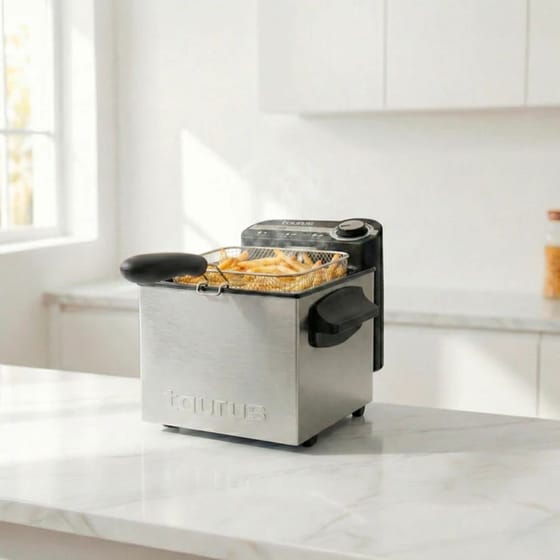 TAURUS PROFESSIONAL 2 PLUS 1700 W 2 L Ασημί Φριτέζα Λαδιού image 2