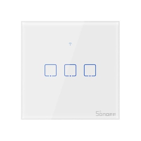 Smart Switch Wifi + Rf 433 Sonoff T1 Eu Tx 3-channel image 0