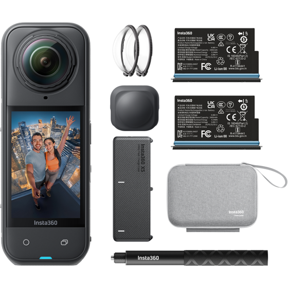 Action Camera Insta360 X5 Essentials Bundle - Black image 0
