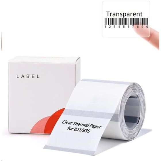 Κασέτα Ετικετογράφου NIIMBOT 40x30mm 230 Ετικέτες - Διάφανο image 2