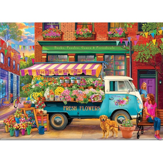 Παζλ Eurographics VW The Flower Van (1000 Κομμάτια) image 2