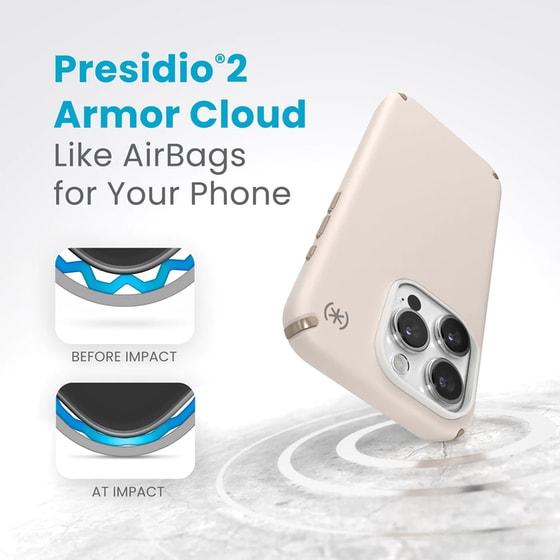 Θήκη Apple iPhone 15 Pro - Speck Presidio2 Pro MagSafe - Bleached Bone/Heirloom Gold image 2