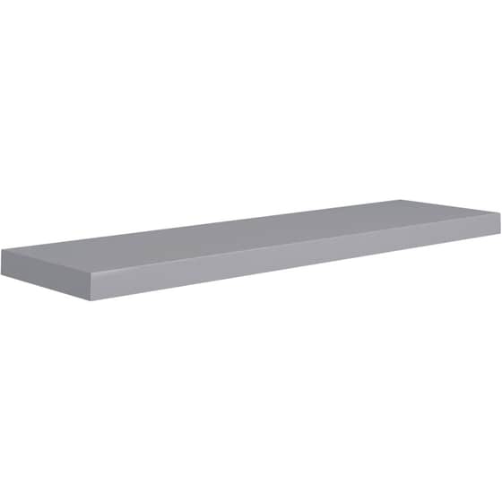 Ράφια Τοίχου VidaXL από MDF 90x23.5x3.8 cm 2 Τμχ - Γκρι image 2