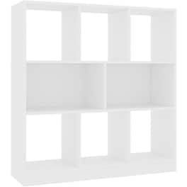 Βιβλιοθήκη VidaXL από  Μοριοσανίδα 97.5x29.5x100 cm - Λευκό