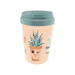 Κούπα Μεταφοράς Bioloco Plant Friends από PLA 350 ml - Πολύχρωμο
