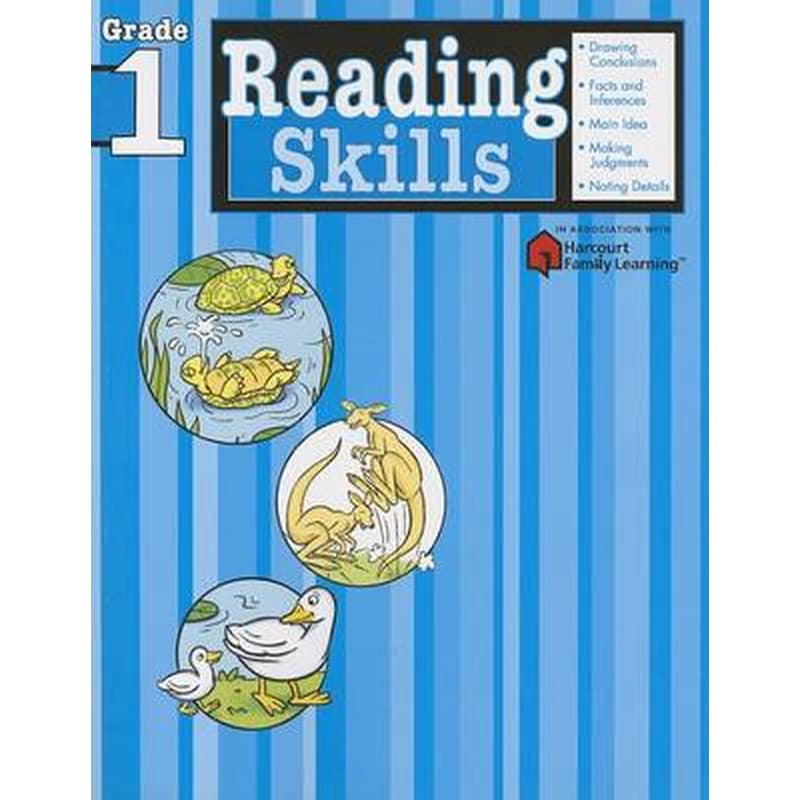 Reading Skills: Grade 1 (Flash Kids Harcourt Family Learning)