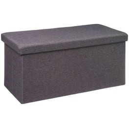 Ταμπουρέ Spitishop A-s D.grey 167847a 76x38x38cm - Γκρι