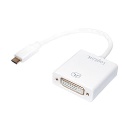 Αντάπτορας LogiLink USB-C Male σε DVI-D Female