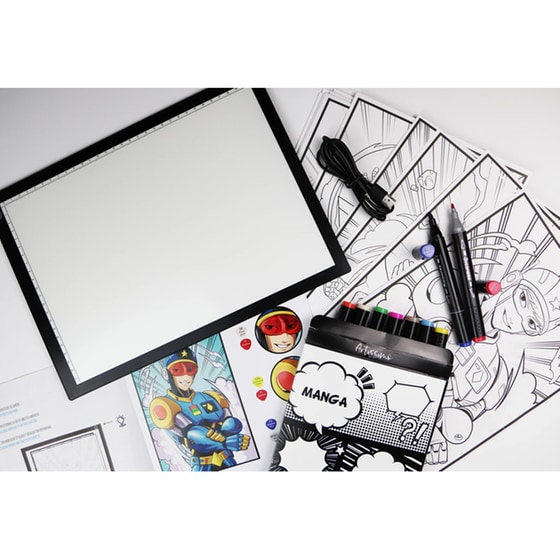 Lightbox Led Sycomore και Κάρτες με Σχέδια Manga image 2