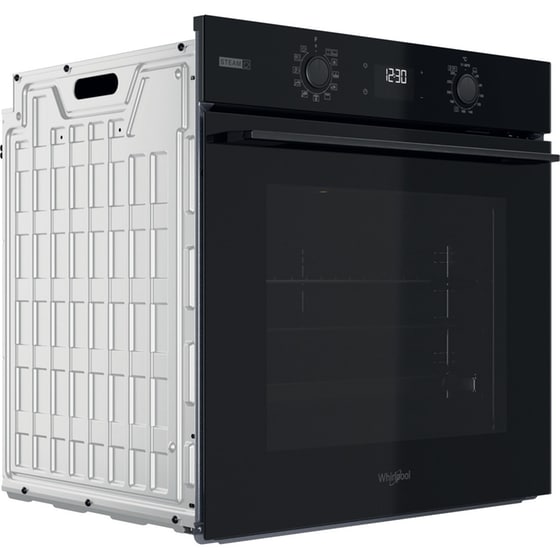 WHIRLPOOL OMSK58RU1SB & WF S3660 CPNE 71 Lt Μαύρο Eντοιχιζόμενο Σετ Φούρνος και Εστία image 3