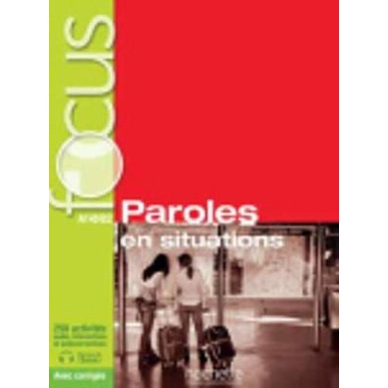 Paroles En Situations - Livre + CD