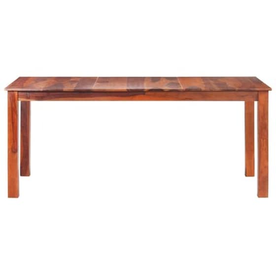 Τραπεζαρία Vidaxl πό Μασίφ Ξύλο Sheesham 180x90x76 cm - Καφέ image 2
