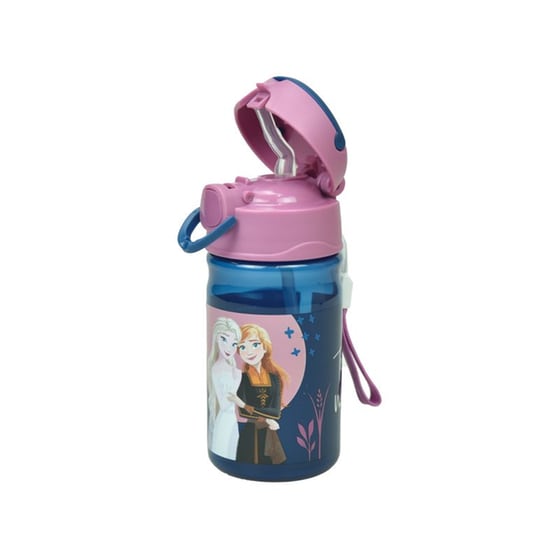 Παγούρι Gim Frozen Discover με Καλαμάκι 350 ml Μπλε image 2