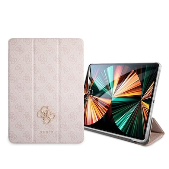Θήκη Tablet Apple iPad Pro 12.9" - Guess 4G Logo Saffiano Collection - Pink image 0