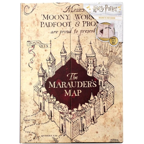 Σημειωματάριο Blue Sky Studios Χάρτης Harry Potter Α5 image 0