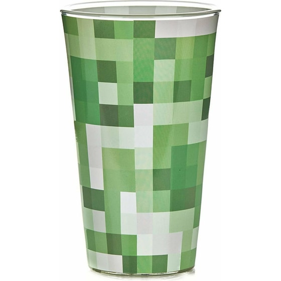 Ποτήρι Paladone Minecraft Γυάλινο 400 ml - Πράσινο image 3