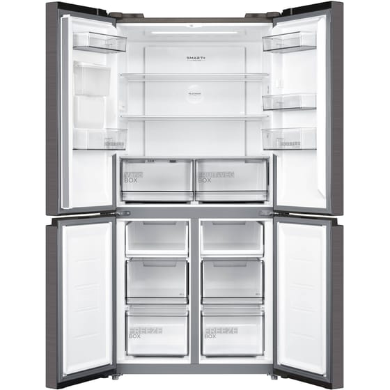 MIDEA MDRM632FGD46W Total No Frost 470 Lt Inox  Ψυγείο Ντουλάπα image 1