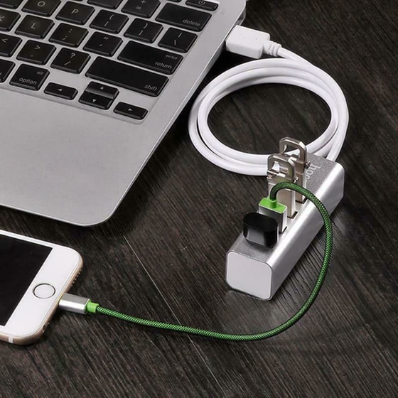Hoco HB1 USB Hub 4-Port USB 2.0 συμβατό με USB-A image 3