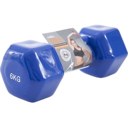 Βαράκι Εξάγωνο 6kg Amila 44120 Βινυλίου από Χυτοσίδηρο - Μπλε