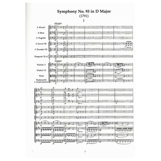 Βιβλίο Για Σύνολα Dover Publications Haydn - London Symphonies Nr.93-98 [full Score] image 4