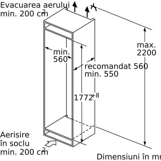BOSCH KIN86ADD0 Full No Frost 260 Lt Εντοιχιζόμενος Ψυγειοκαταψύκτης image 7