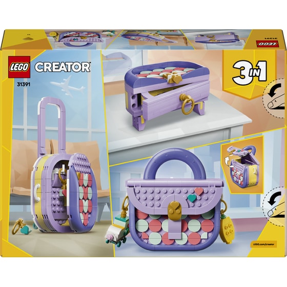LEGO® Creator 3in1 Art Fashion Bag with Storage (31391) image 8