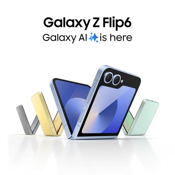 Smartphone Samsung Galaxy Z Flip6 512GB - Blue image 1