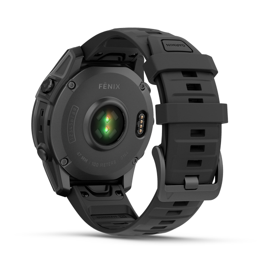 Smartwatch Garmin Fenix E 47mm - Slate Gray Steel with Black Silicone Band image 5